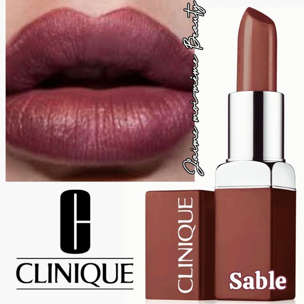 Clinique Even Better Pop Lipstick in Sable (Rich Berry Brown)